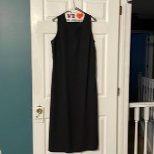 Eddie Bauer long black sleeveless dress
